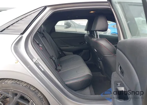 2024 Hyundai Elantra N Line z USA, uszkodzony, nr VIN KMHLR4DF7RU730434